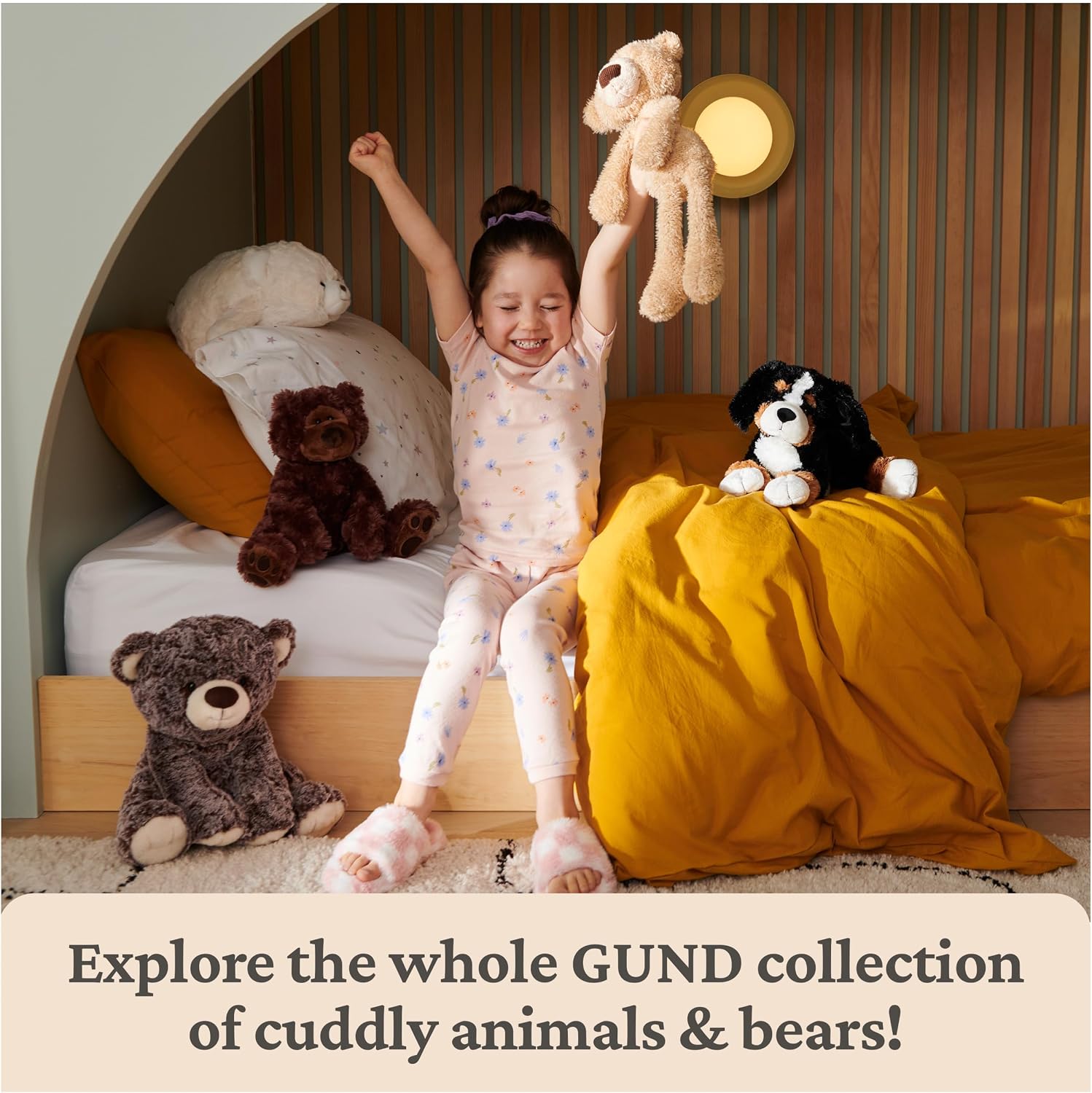 GUND Cozys Collection Monkey Plush Stuffed Animal Brown 10 Inch