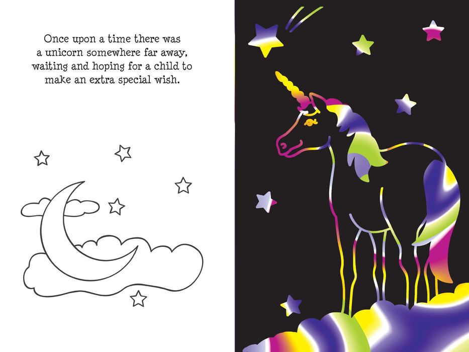 Unicorn Adventure Scratch and Sketch Book