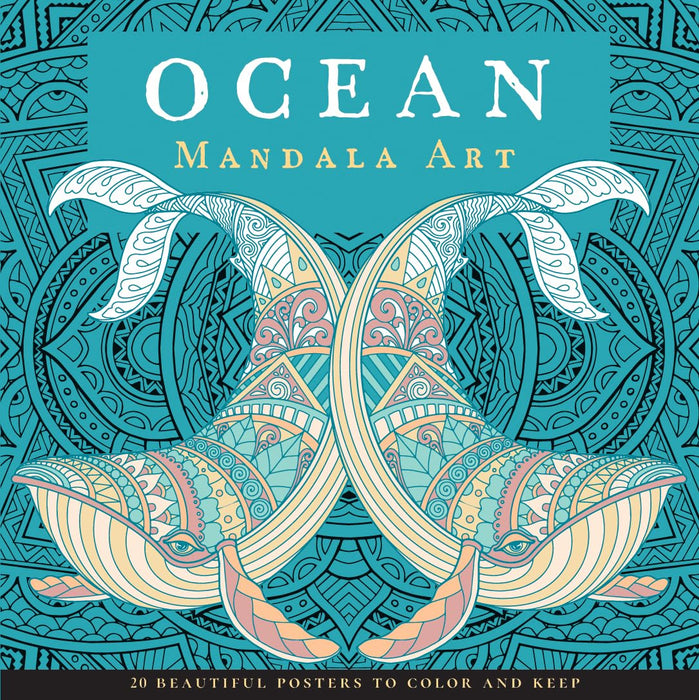 Ocean Mandala Art Coloring Book by Veneta Hooper
