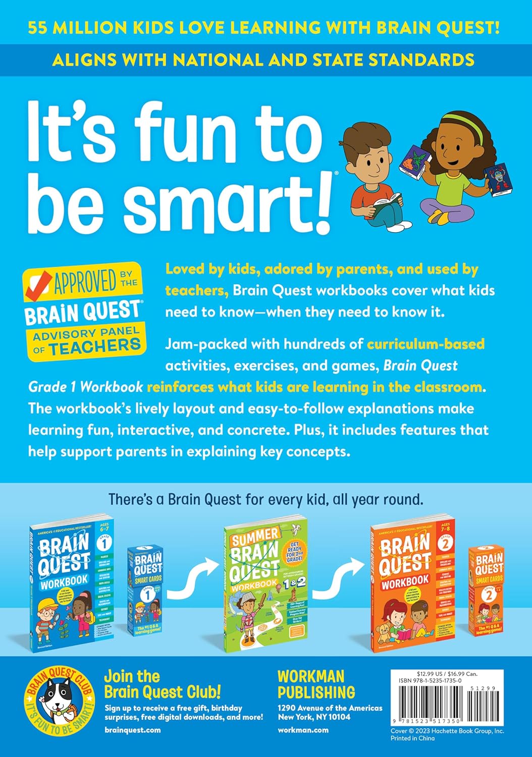 Brain Quest Workbook: 1st Grade Revised Edition