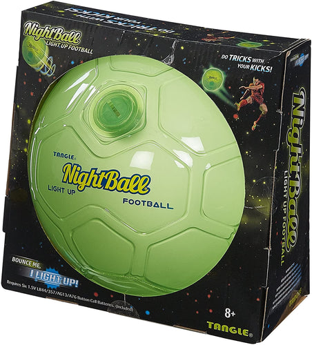 LED Nightball Inflated Soccer Ball  Avail in Blue or Green