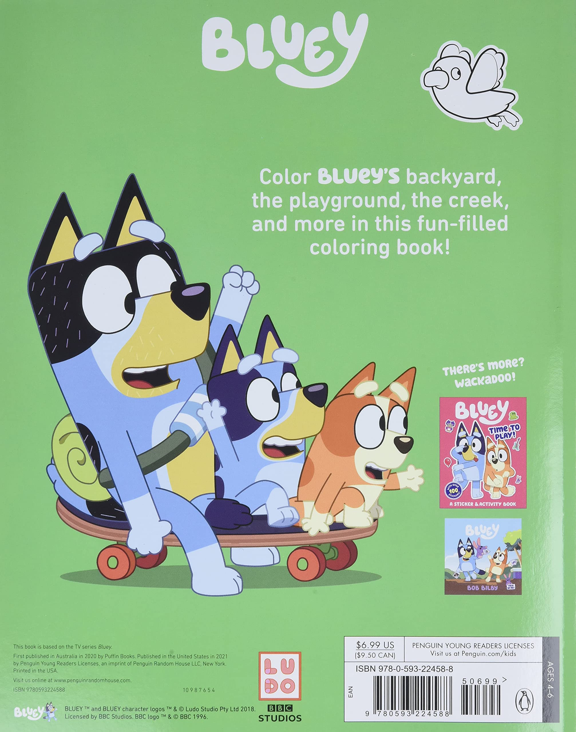 Bluey Coloring Book