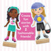 Peaceable Kingdom Fashion Friends Magnetic Dress Up Playset 50+ Pieces