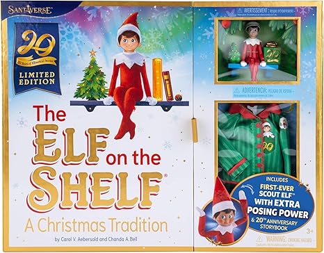 Elf on the Shelf Boy 20th Anniversary Box