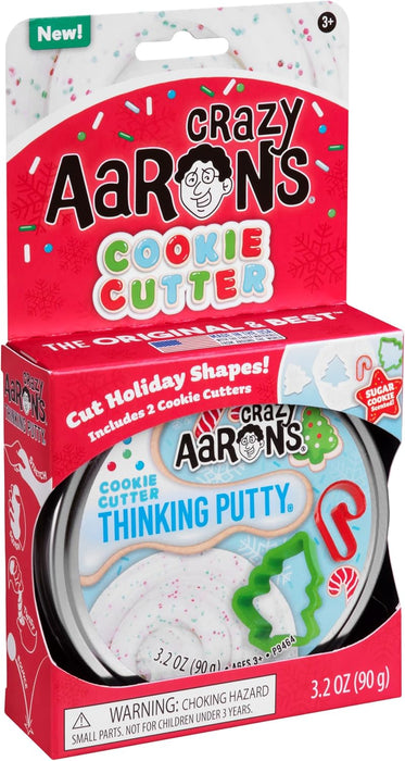 Crazy Aaron's Cookie Cutter Thinking Putty Scented 4-inch Tin