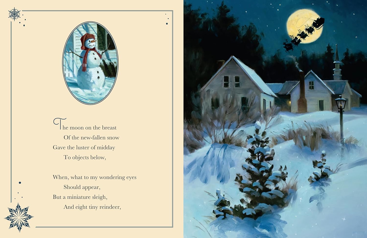 The Night Before Christmas Collector's Edition: Deluxe Illustrated Holiday Classic Book