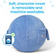 hand2mind Penguin BubblePlush 15in Yoga Ball Toy