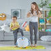 hand2mind Penguin BubblePlush 15in Yoga Ball Toy