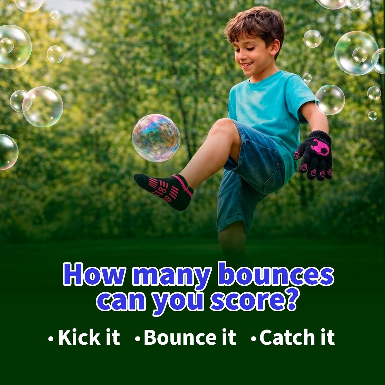 Bubble Goalz Bubbles You Can  Kick & Catch!