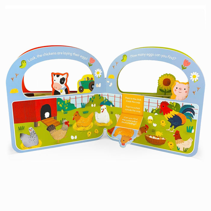 Cottage Door Press On the Farm Lift-a-Flap Board Book