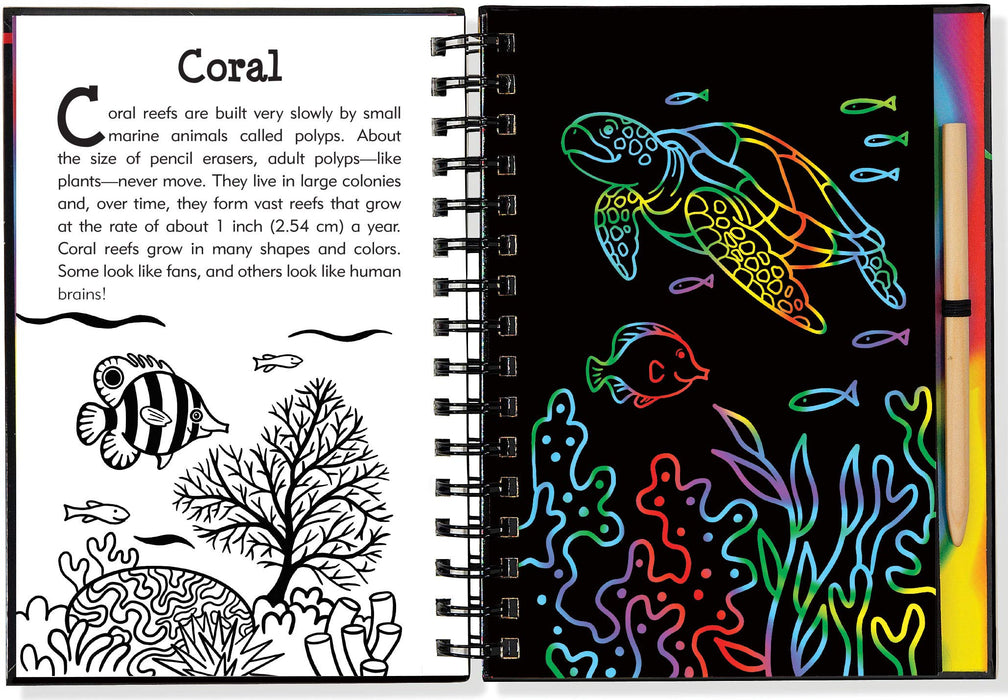 Under the Sea Scratch and Sketch Book