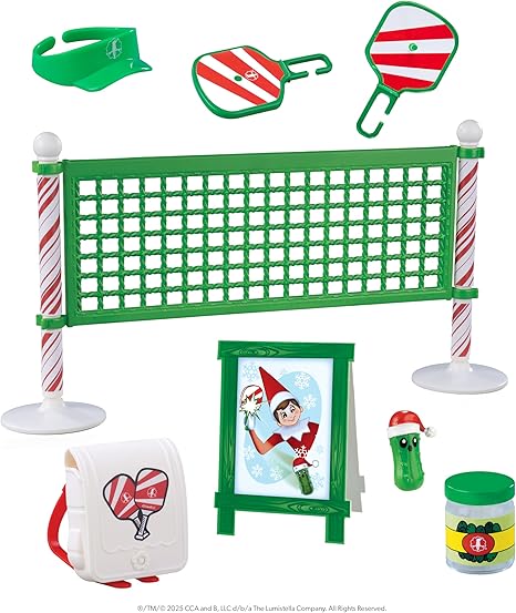 Elf on the Shelf Polar Props Pickleball Play Pack Set