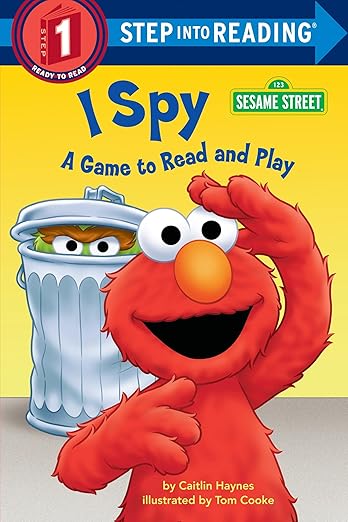 Fun Sesame Street I Spy Beginner Reader Book: Interactive Game & Play