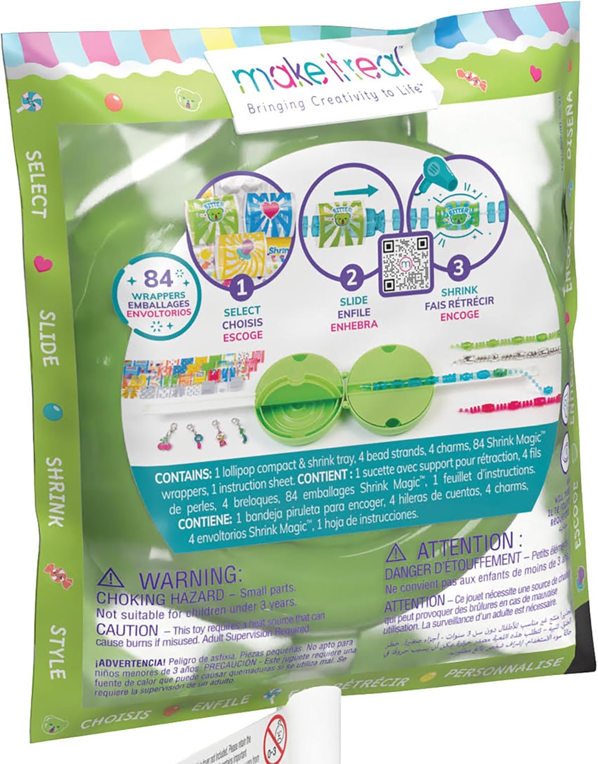 Make It Real Shrink Magic Lollipop Bracelet Kits