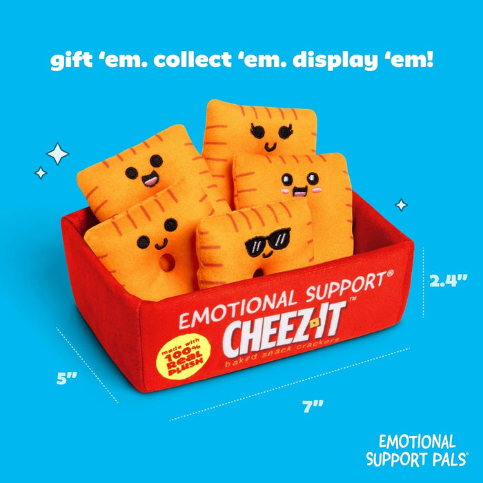 Relatable Emotional Support Pals Cheez-It Stuffed Plush Toy
