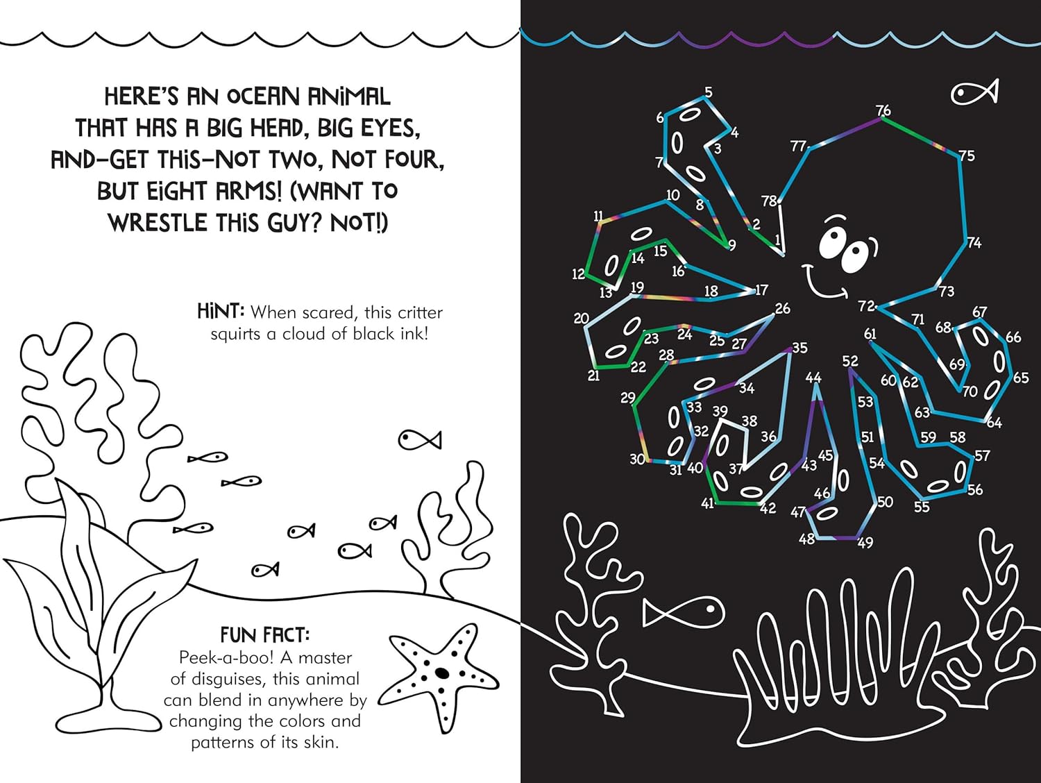 Dot to Dot Animals Scratch and Sketch Book