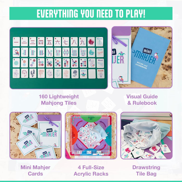 Mini Mahjer American Mahjong Game Set