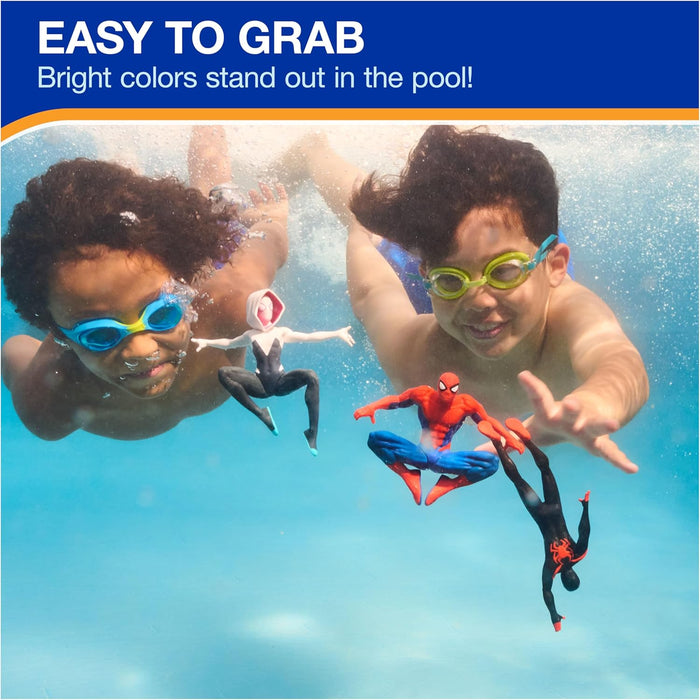 SwimWays Marvel Spider-Man Dive Characters Pool Toy 3-Pack