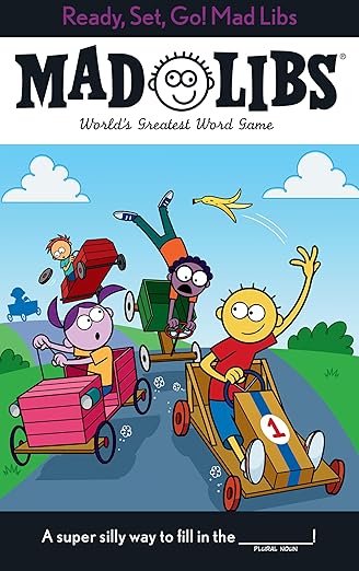 Ready, Set, Go! Mad Libs: Ultimate Word Game for Speed-Loving Kids