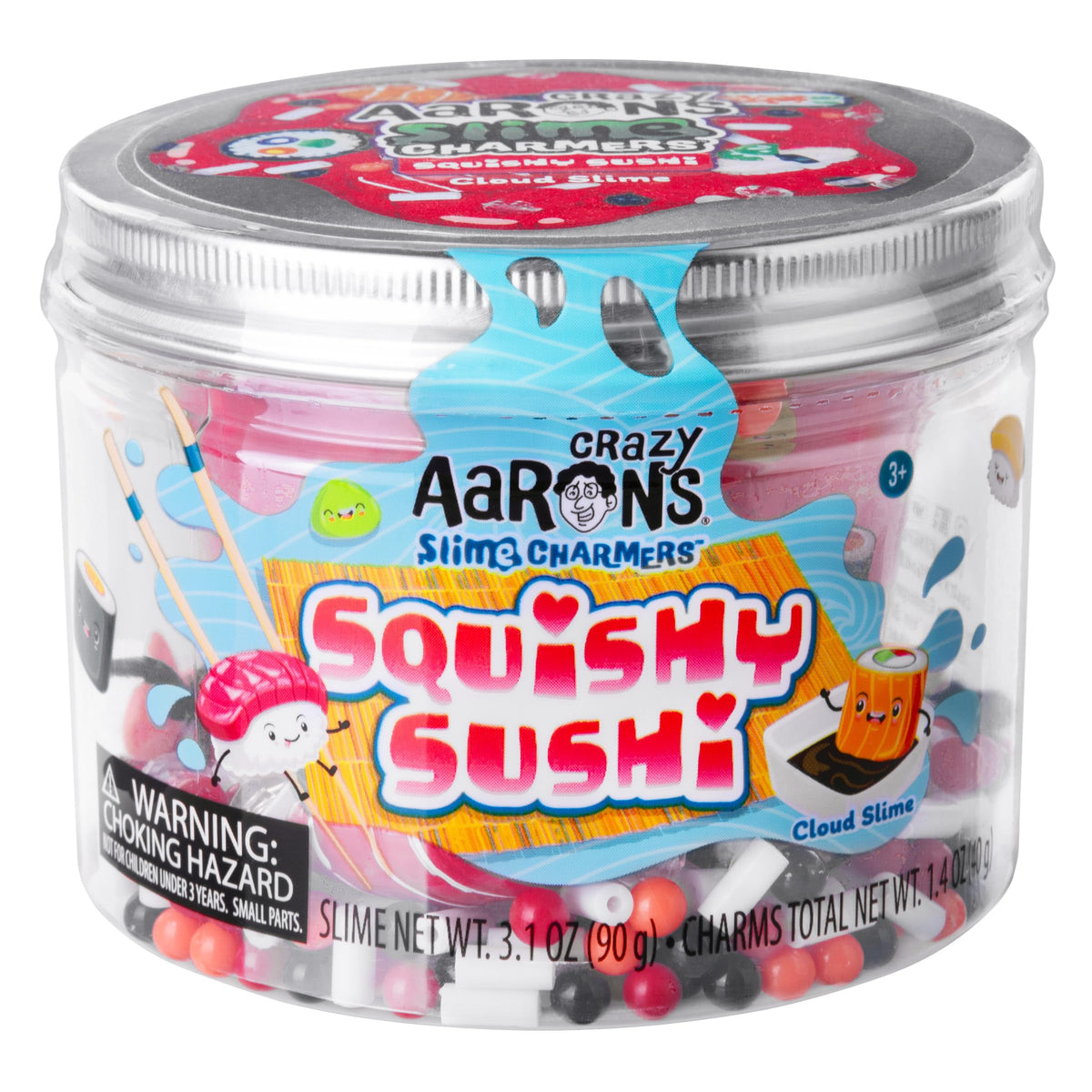 Crazy Aaron's Squishy Sushi Slime Charmers Toy