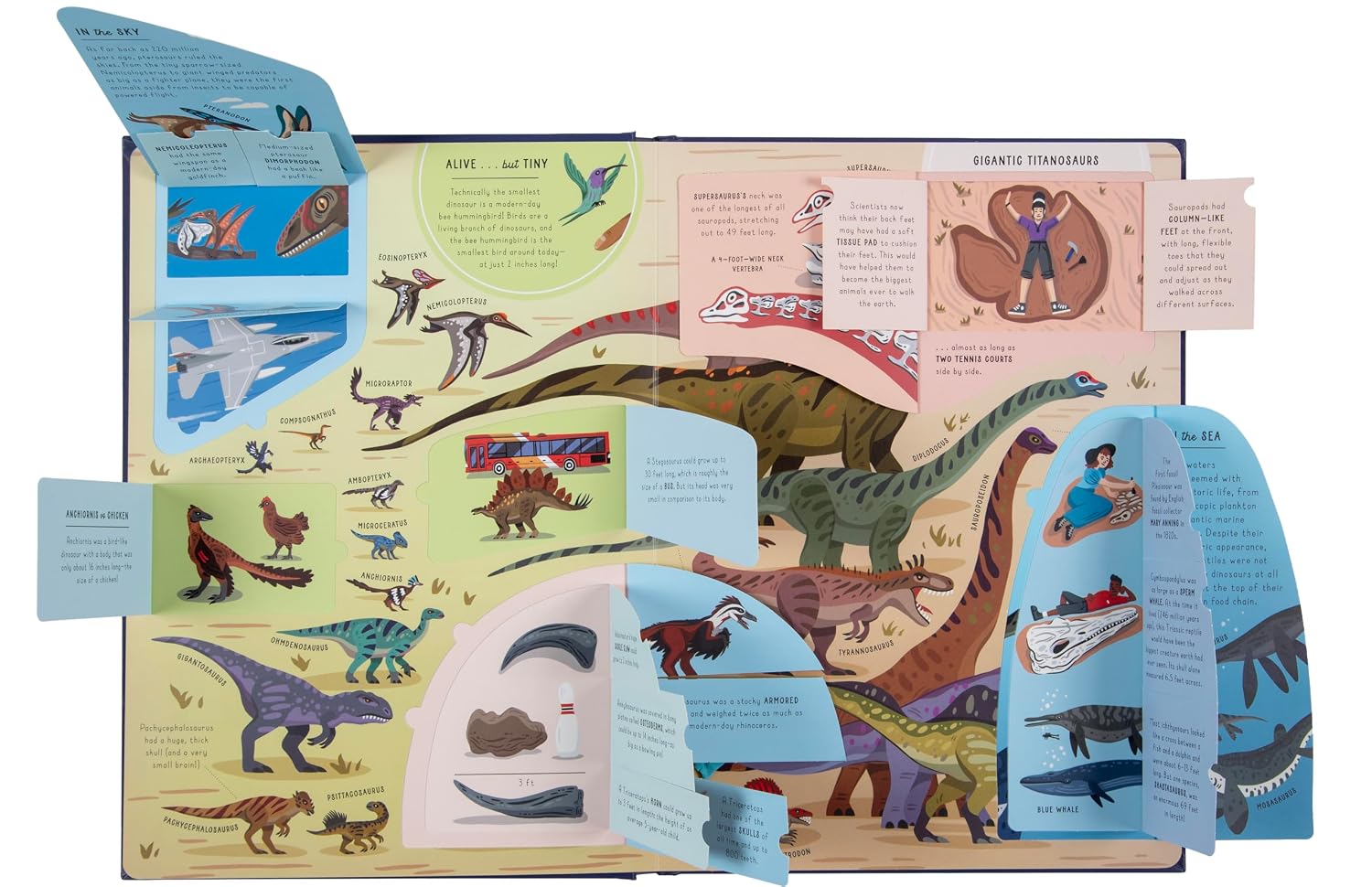 Ultimate Lift the Flap Encyclopedia of Dinosaurs Hardback Book