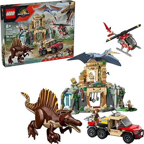 LEGO Jurassic World Spinosaurus & Quetzalcoatlus Air Mission #76976