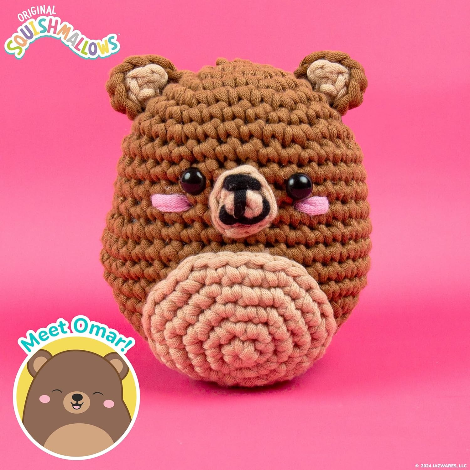 Squishmallow Crochet Kit: Omar