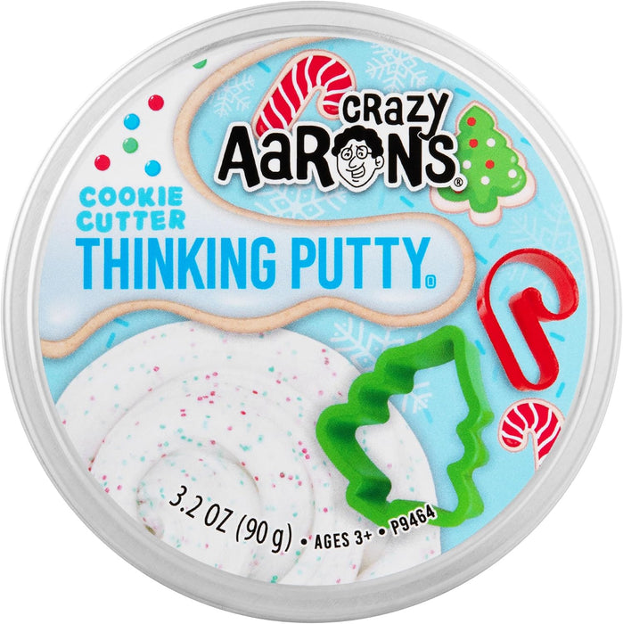 Crazy Aaron's Cookie Cutter Thinking Putty Scented 4-inch Tin
