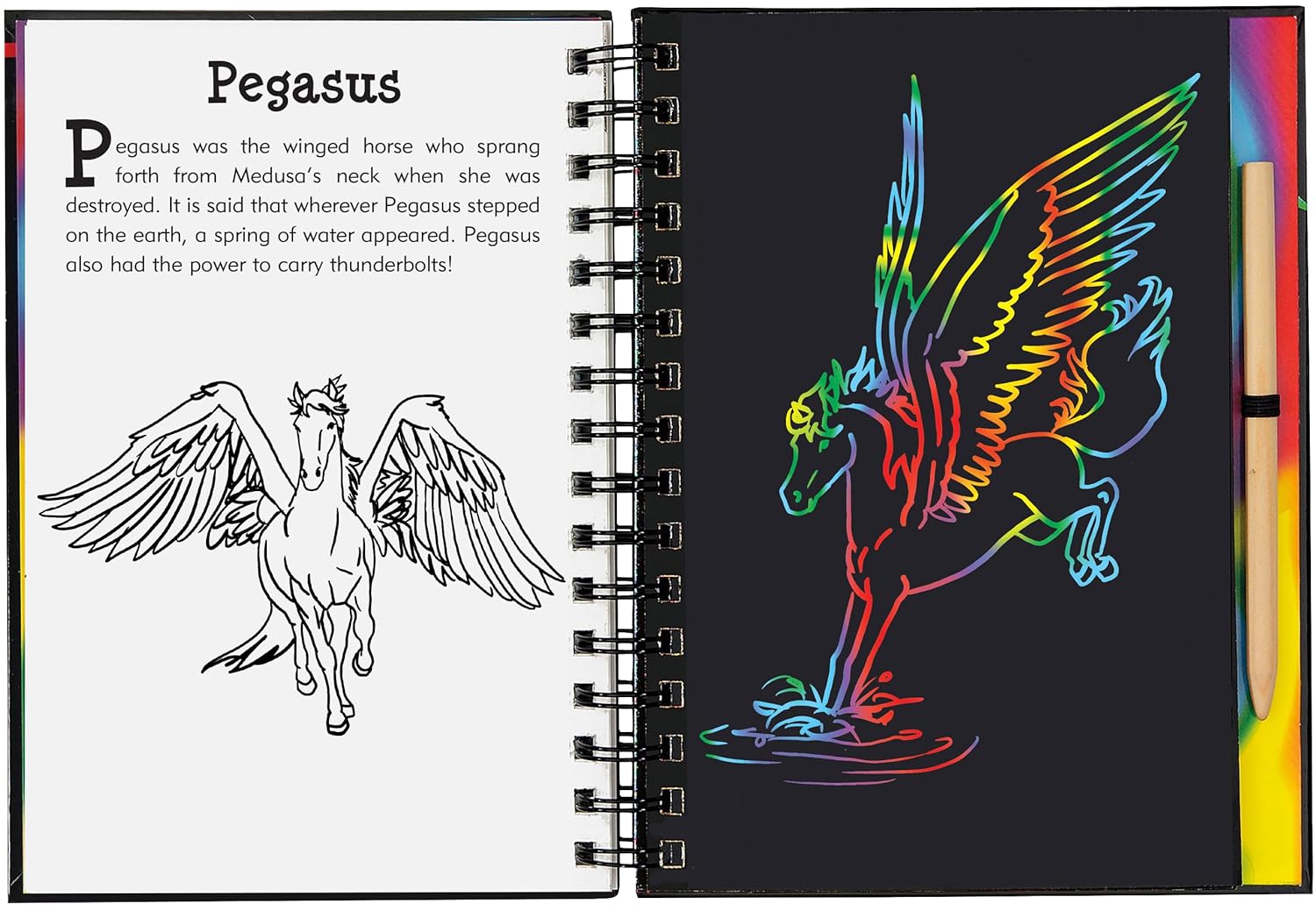 Dragons and Mythical Creatures Scratch and Sketch Book