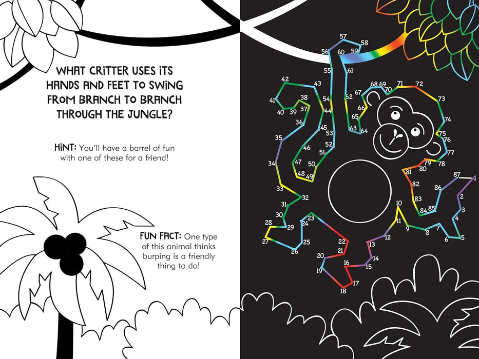 Dot to Dot Animals Scratch and Sketch Book