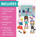 Peaceable Kingdom Fashion Friends Magnetic Dress Up Playset 50+ Pieces