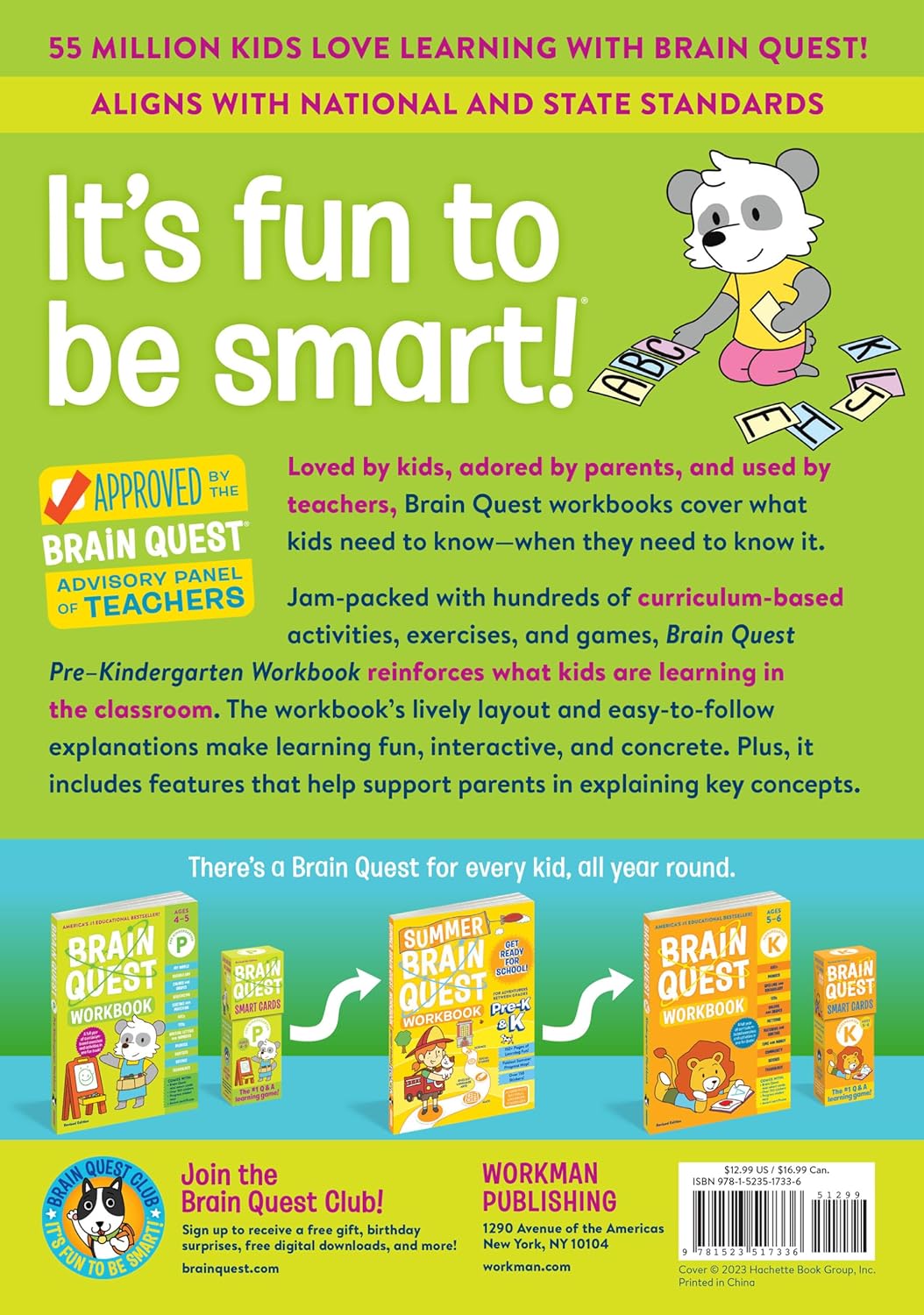 Brain Quest Workbook: Pre-K Revised Edition