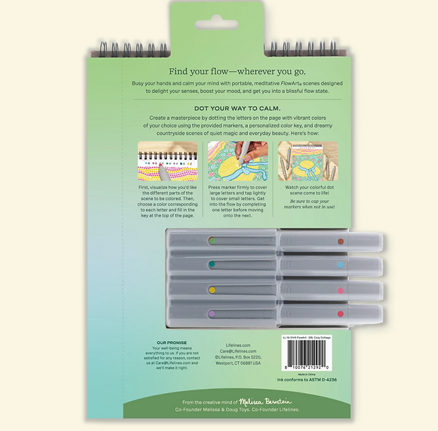 FlowArt  Dot-By-Letter Cozy Cottage