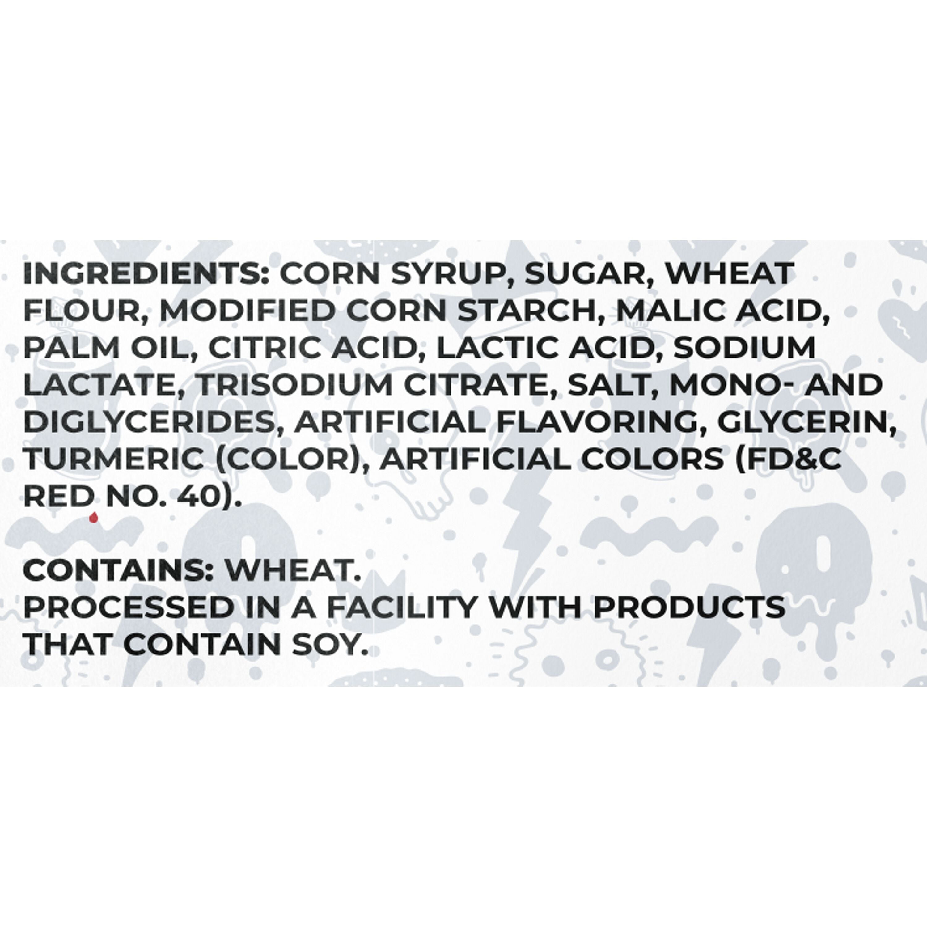 Sour Strips Lemonberry Candy Peg Bag 3.4 oz