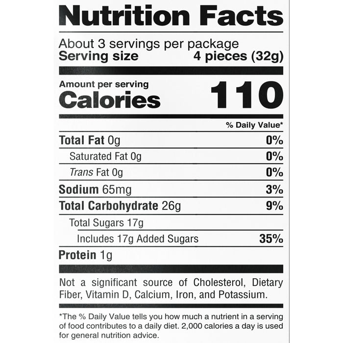 Sour Strips Lemonberry Candy Peg Bag 3.4 oz