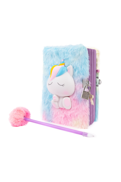 Furry Friends Squishy Journal, Unicorn 1 Piece
