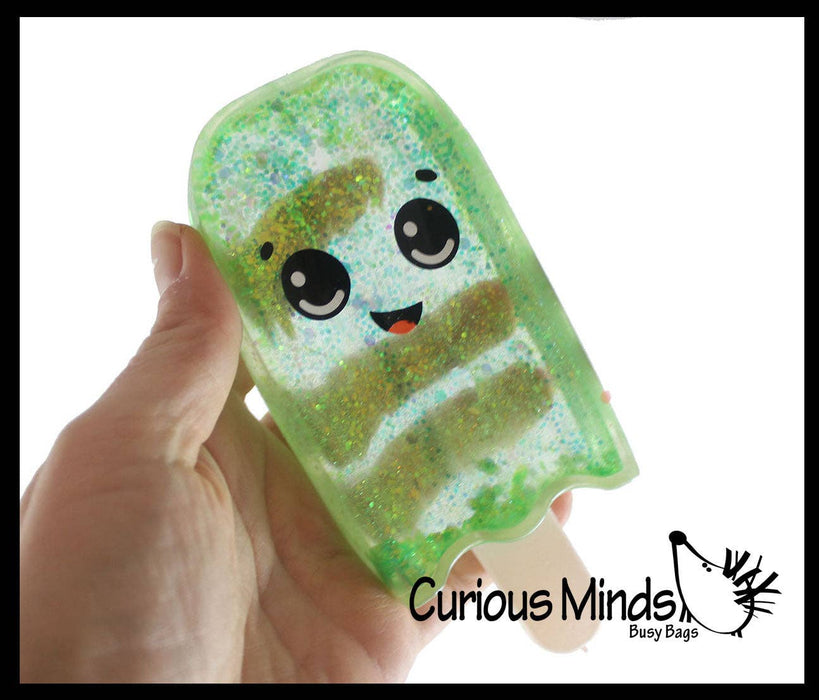 Large 4.5" Popsicle Shaped Ball - Thick Glue/Gel