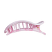 TELETIES Pinch Me! Large Flat Round Hair Clip Pink