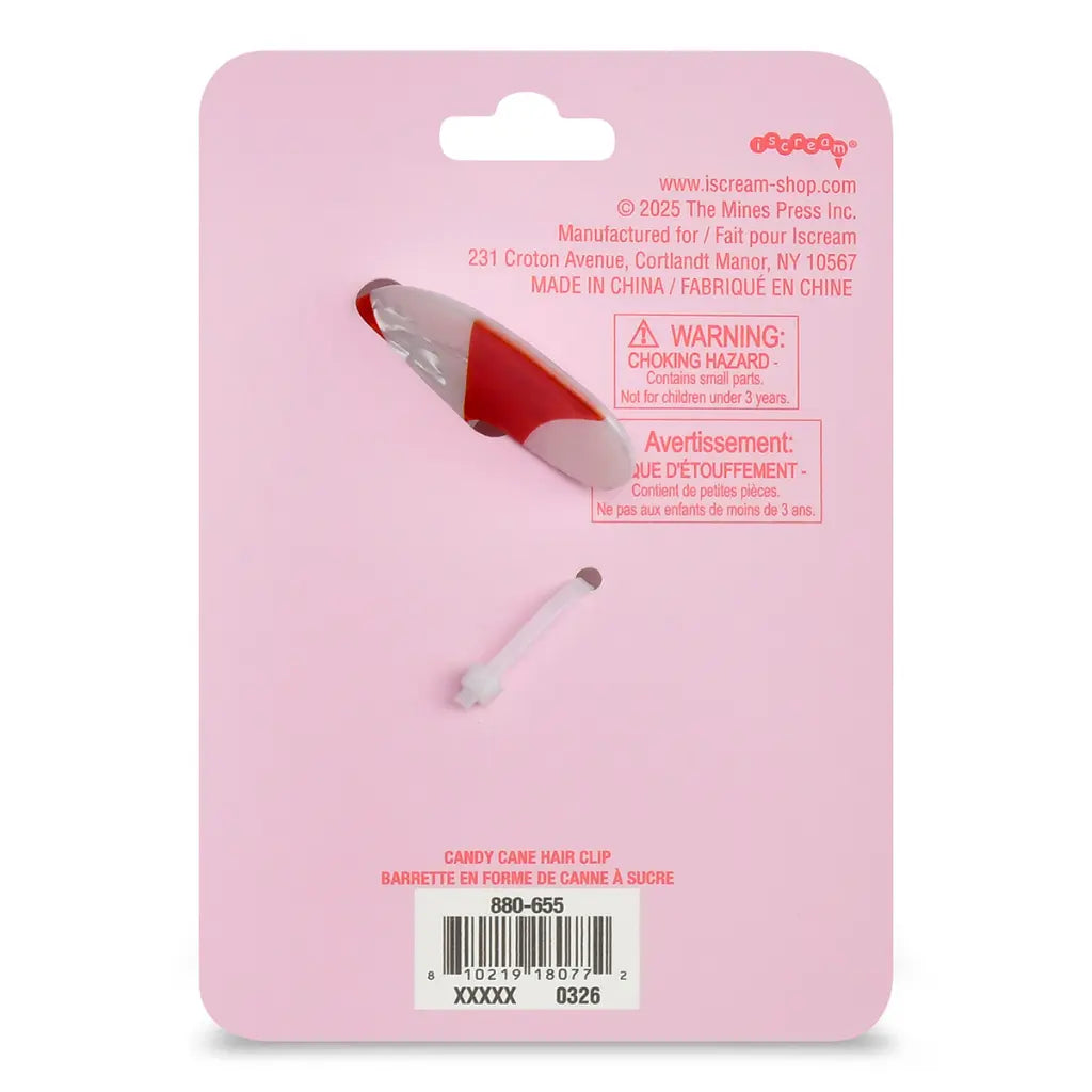 Iscream Kids Candy Cane Hair Clip