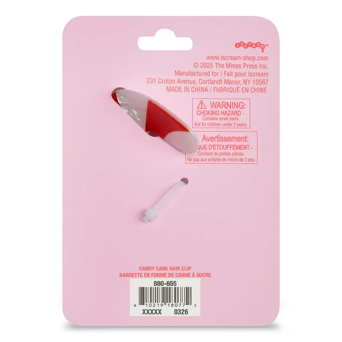 Iscream Kids Candy Cane Hair Clip