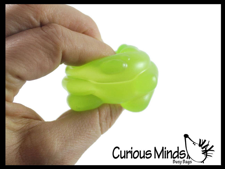 Single 1 -2" Gummy Bear Shaped Ball - Thick Glue/Gel Syrup Molasses