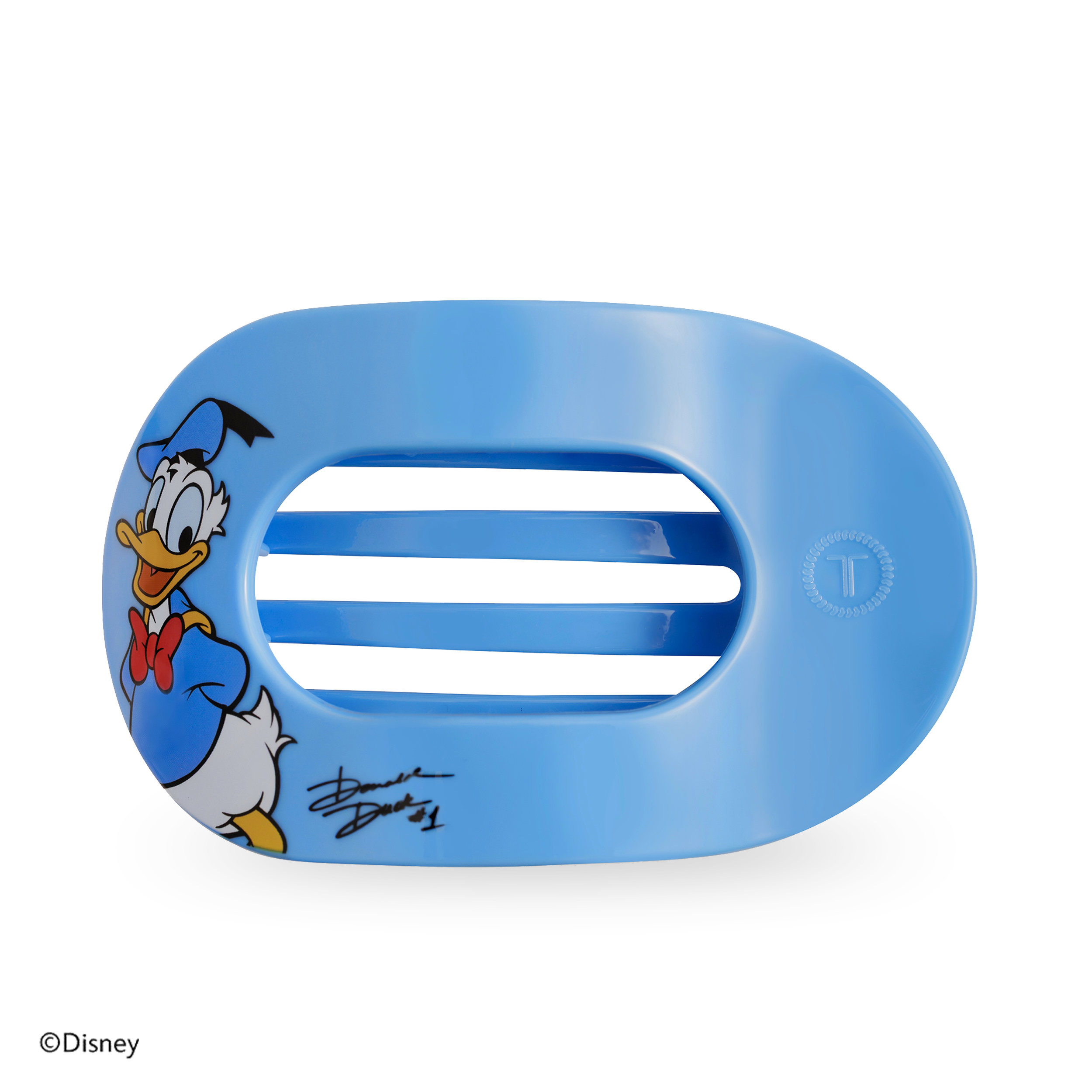Flat Round Hair Clip | Large | Donald Duck