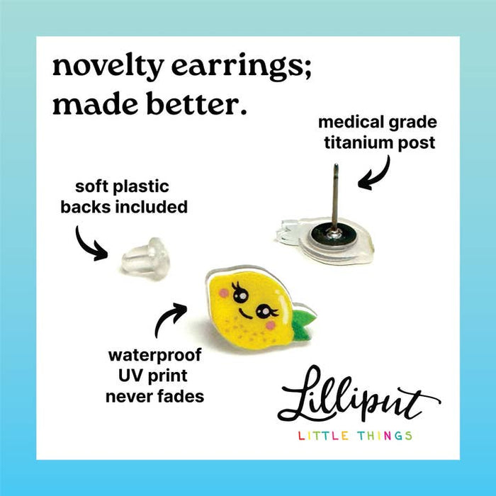 Lilliput Little Things Christmas Snack Cake Earrings
