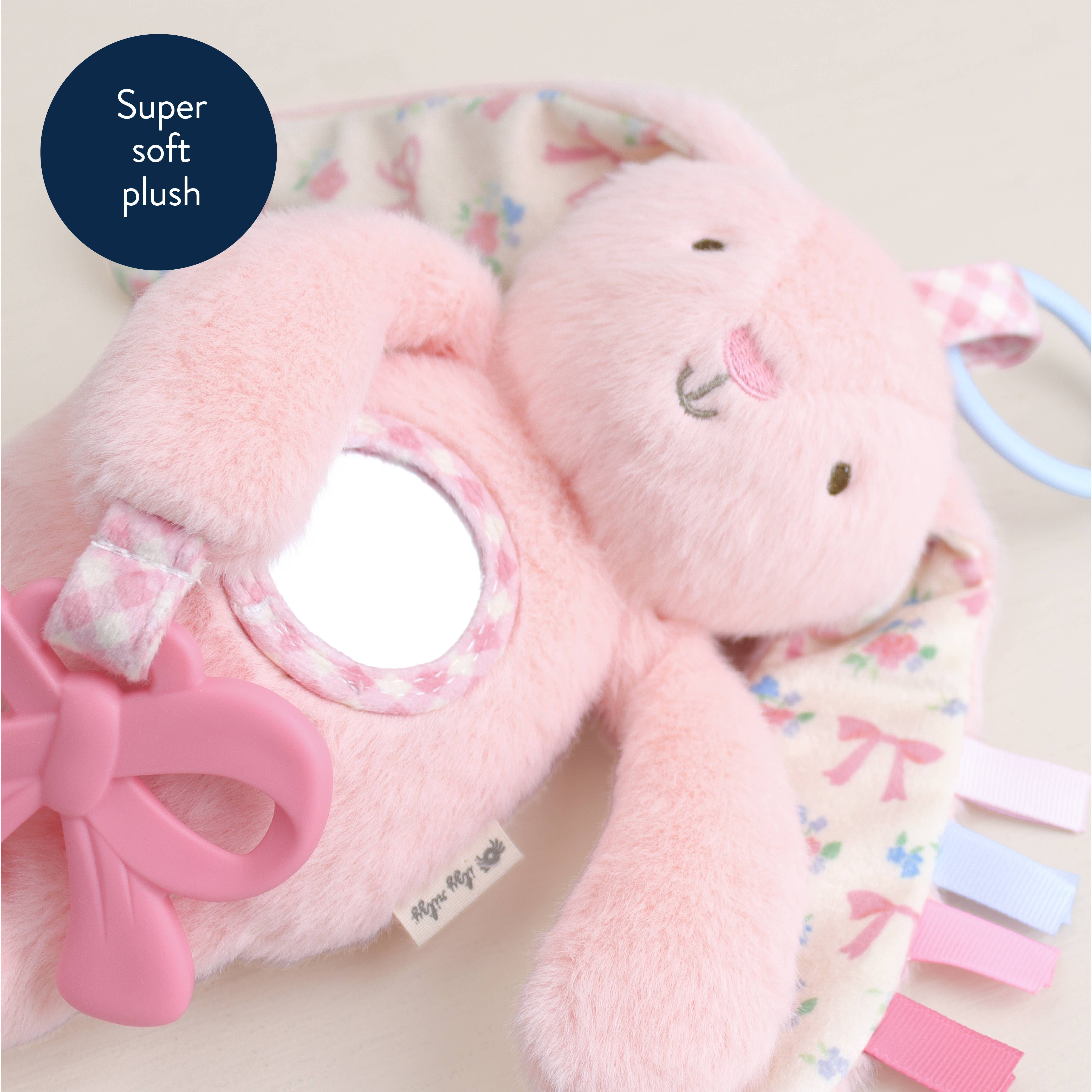 Pink Bunny Bitzy Traveler Infant Toddler