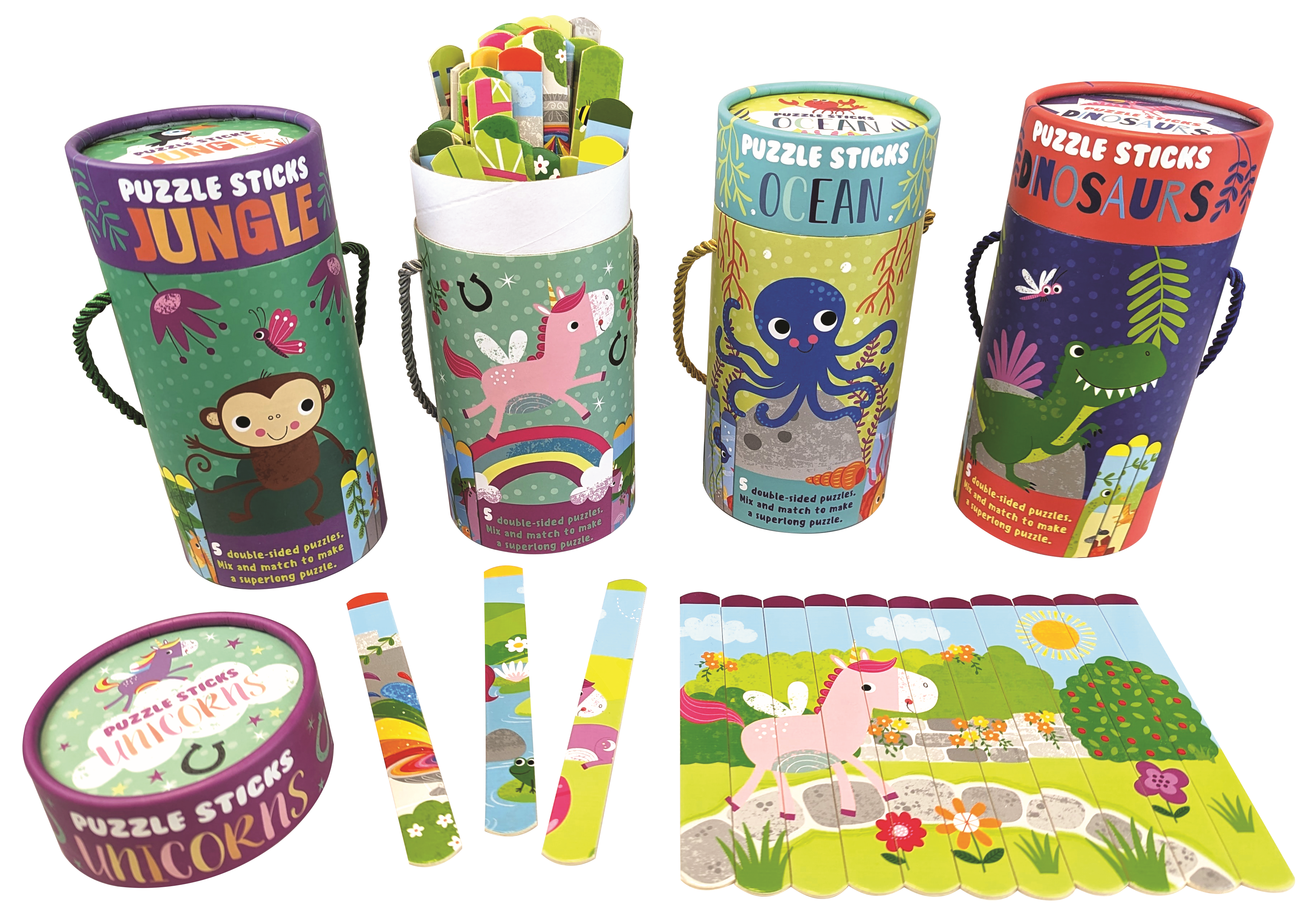 Puzzle Sticks Dinosaurs