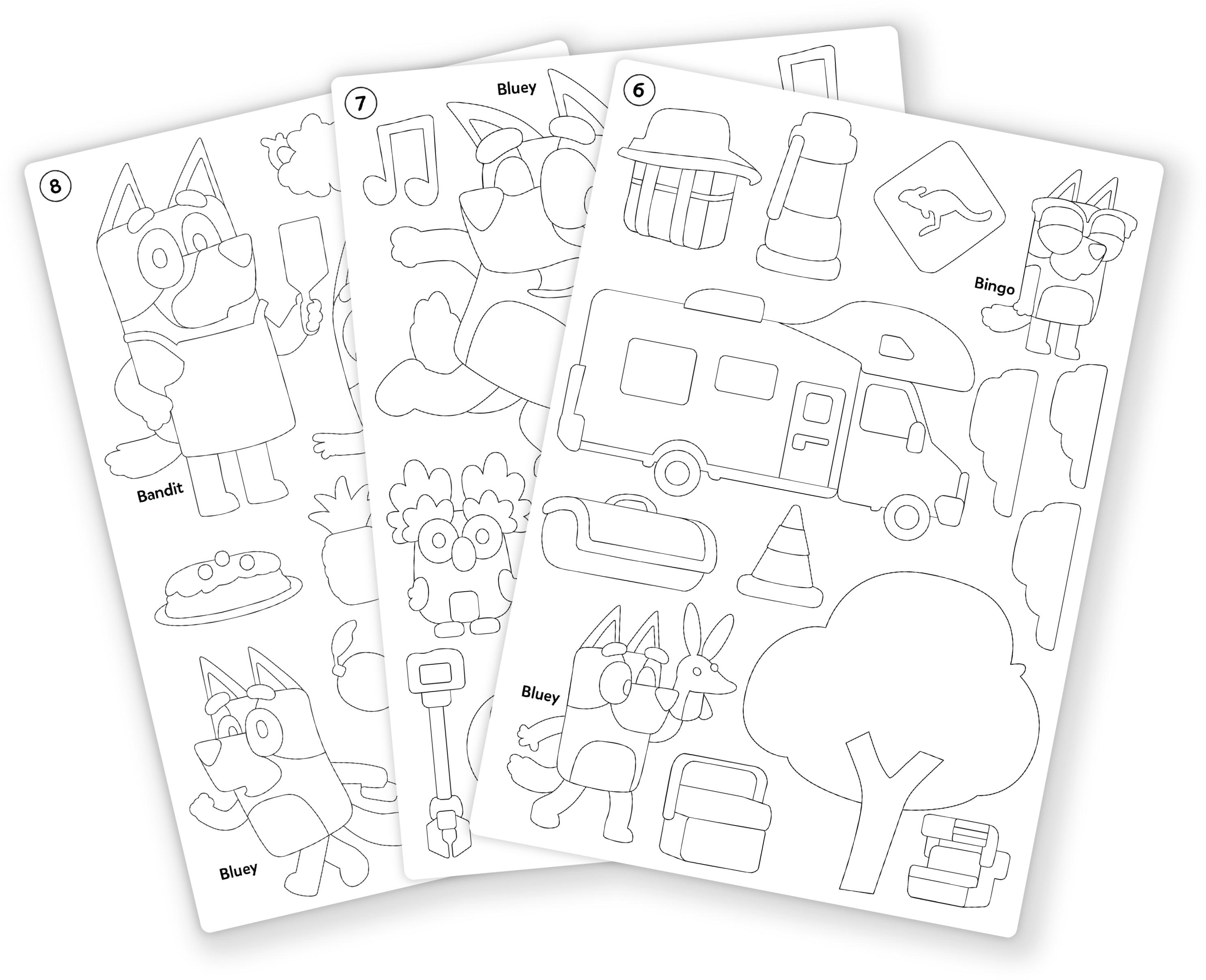 Skillmatics Bluey Foil Fun Mess-Free Kids Art Craft Kit