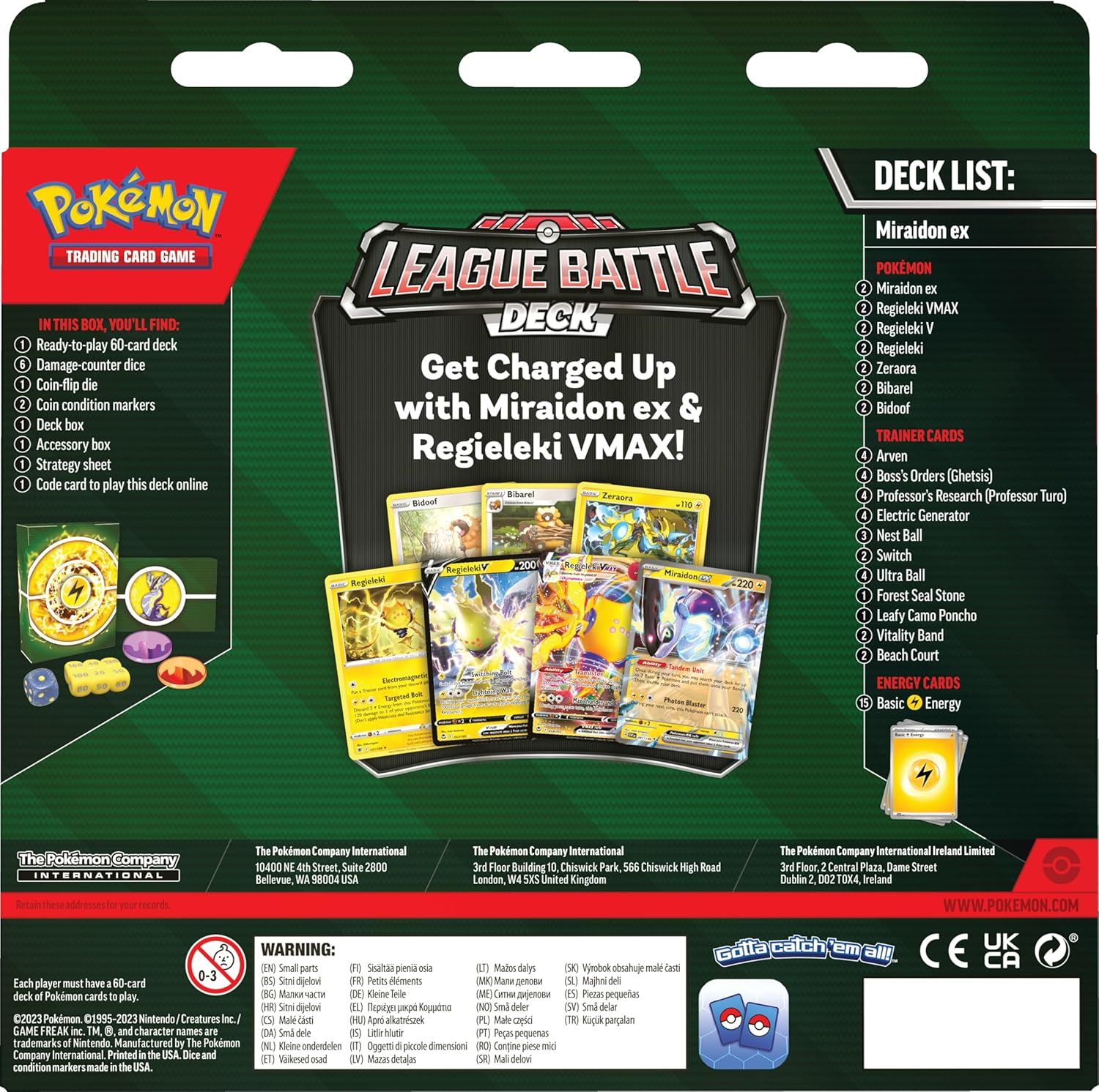 Pokemon: League Battle Deck - Miraidon ex
