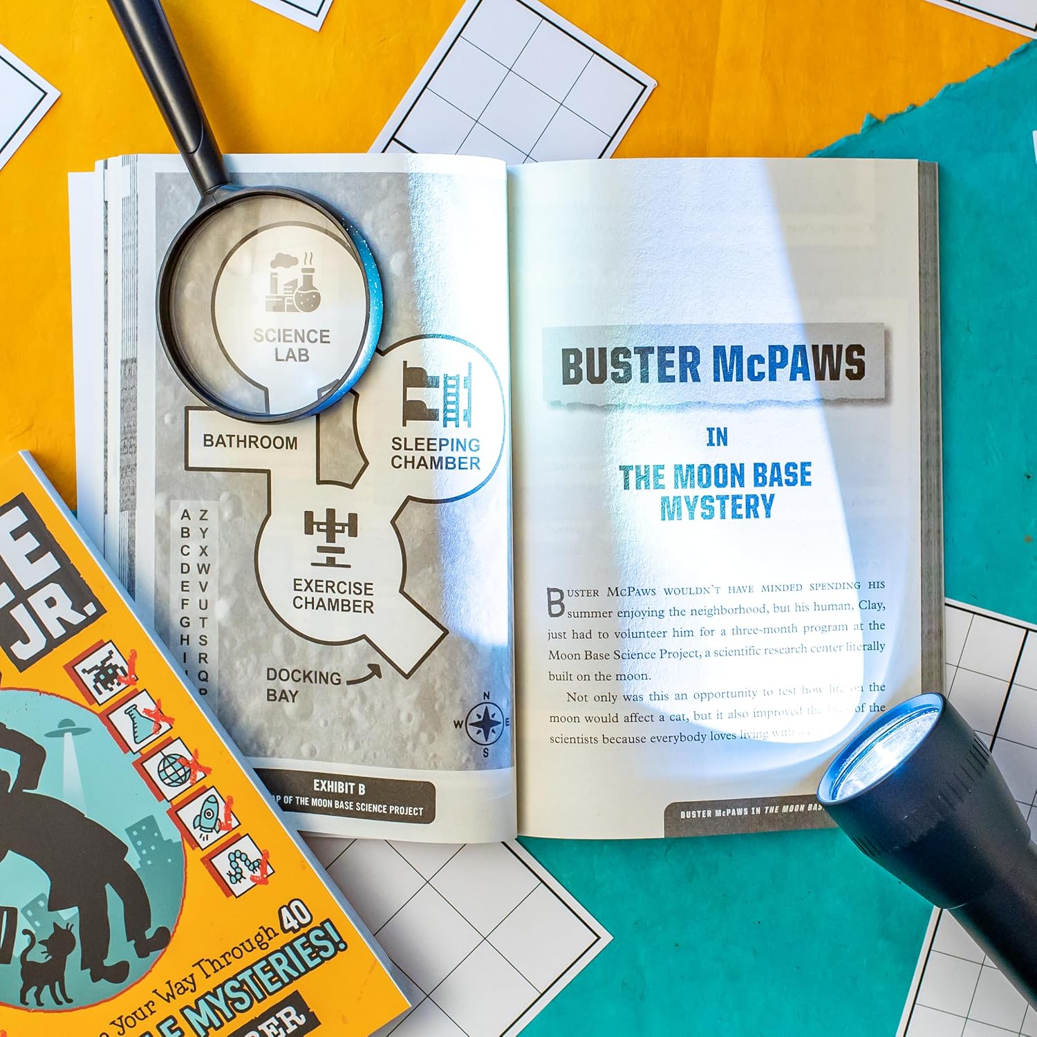 Murdle Jr. Ready Set Solve! Mystery Puzzle Book