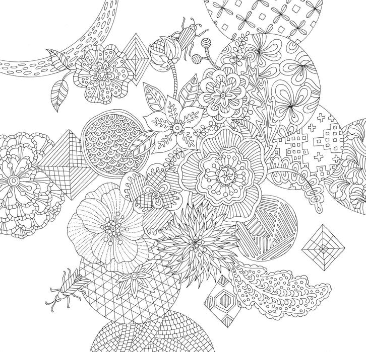 Peter Pauper Press Zen Garden Adult Coloring Book
