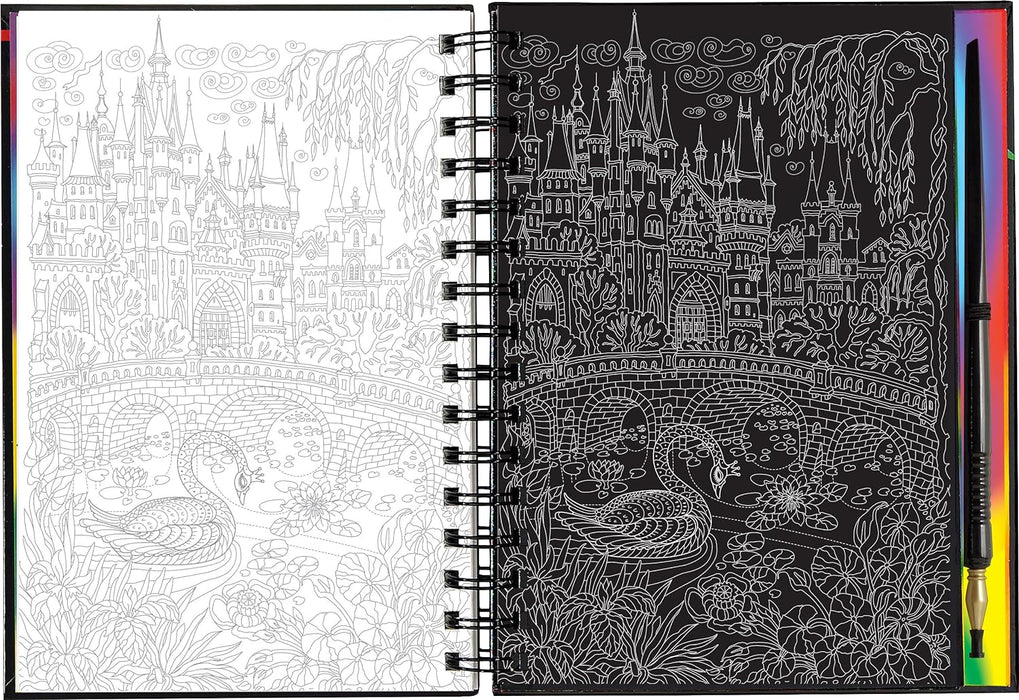 Peter Pauper Press Scratch & Sketch Extreme Fantasy Art Book